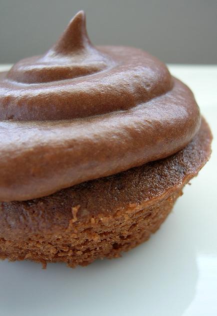 Chocolate Cupcakes with Chocolate Ganache Frosting 