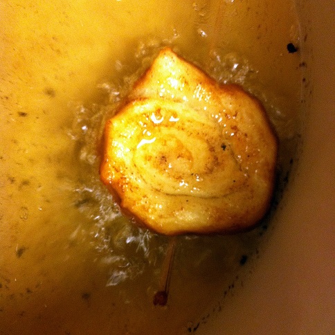 deep fried cinnamon roll