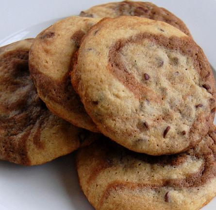 Chocolate Marble Chunk Cookies