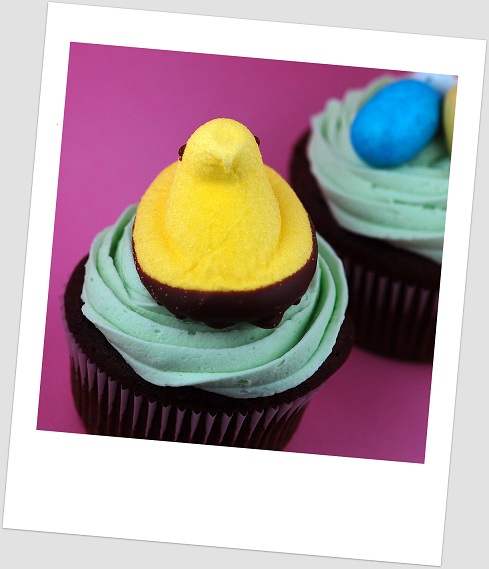 peep cupcake