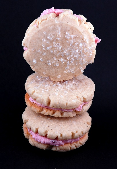 triple berry filled sugar cookie